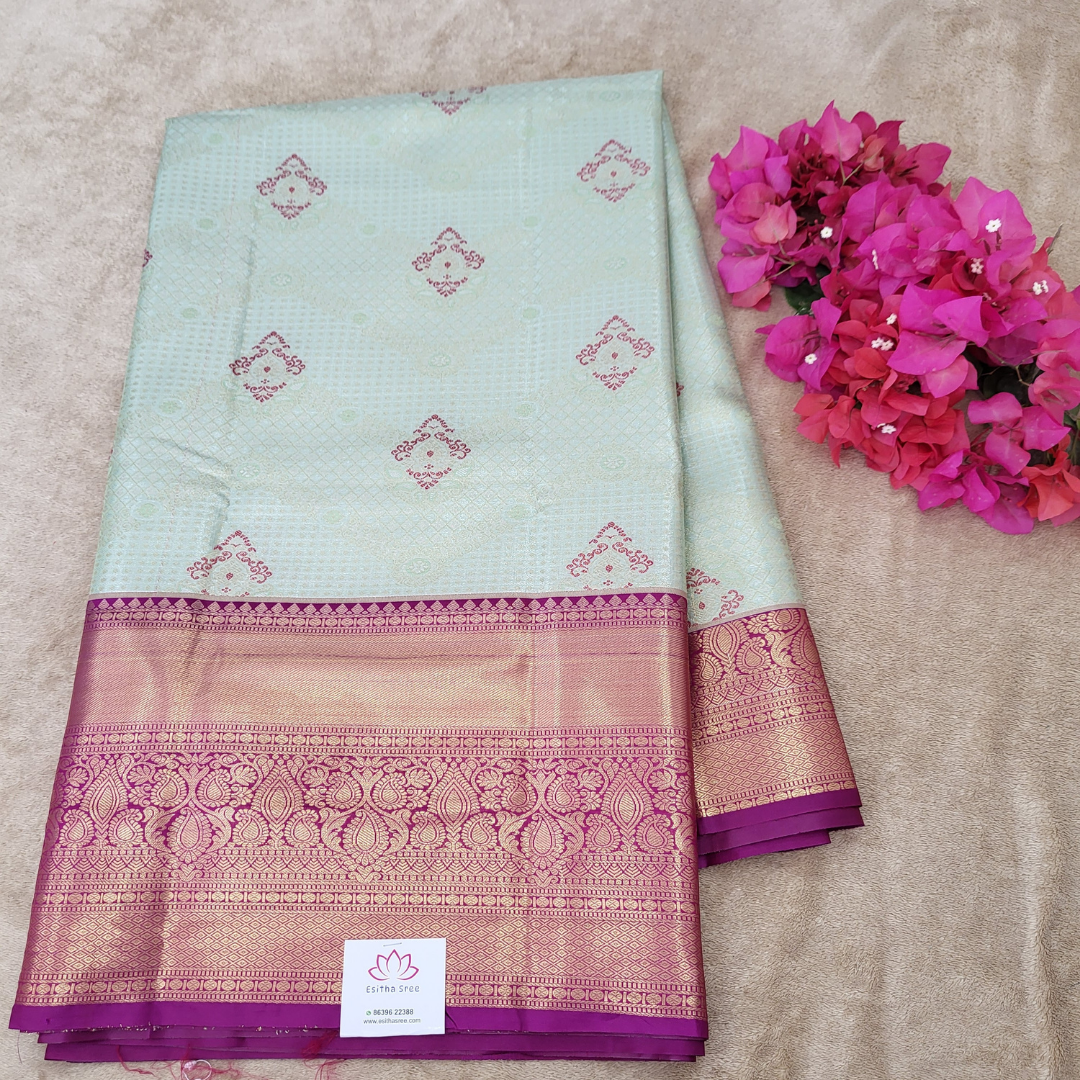 Pista Green Kanchi Pattu - ES345