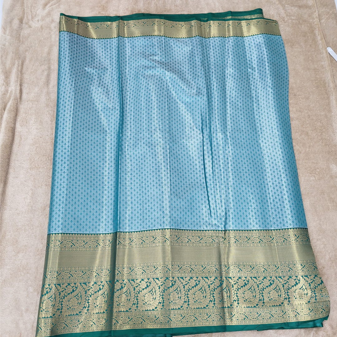 Sky Blue Kanchi Pattu -ES345