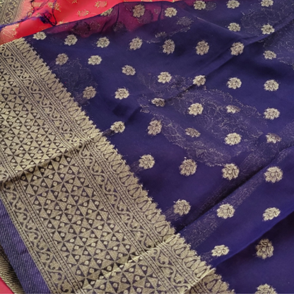 Banaras Georgette With Butis - ES109