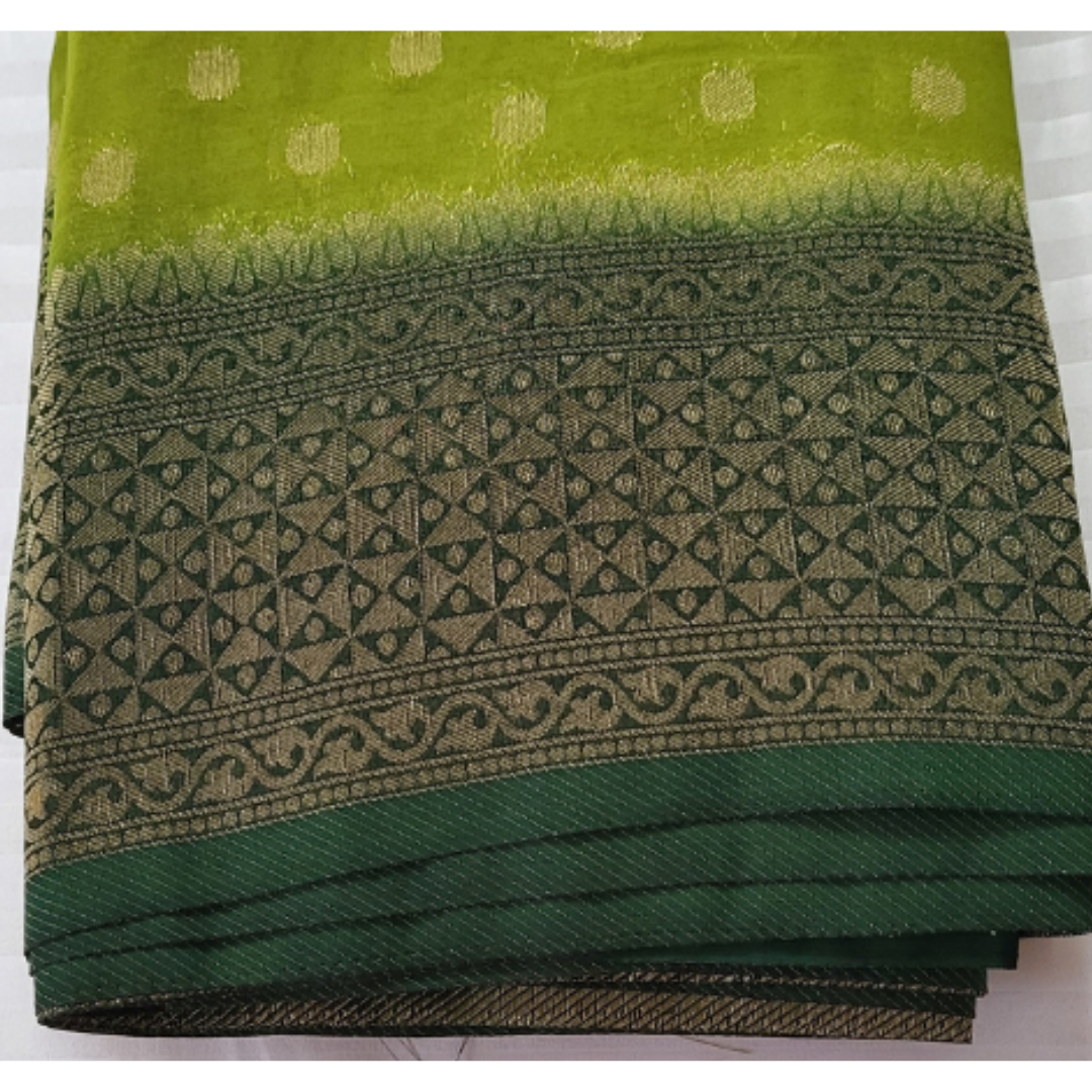 Banaras Georgette With Butis - ES109