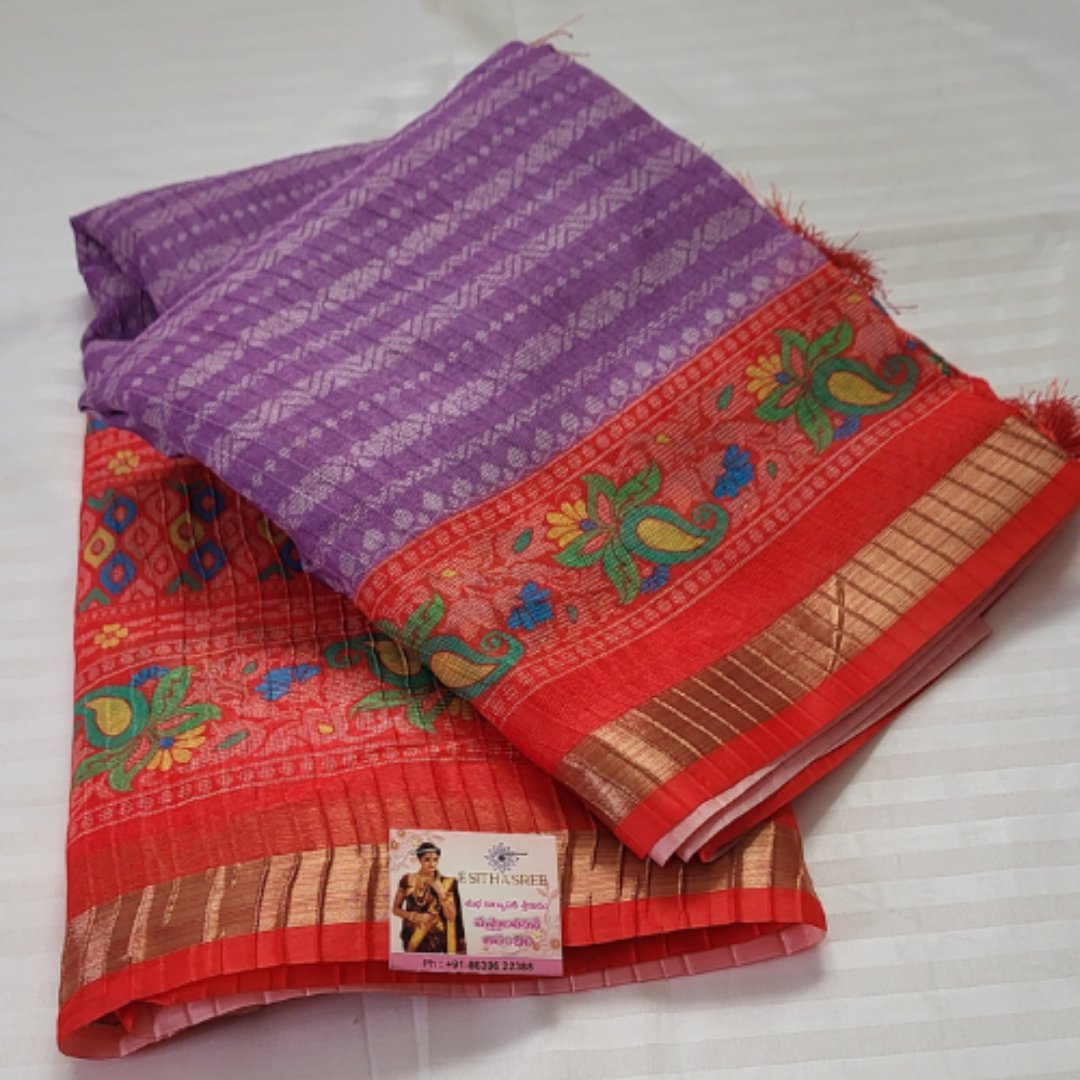 Fancy Saree Purple - ES135