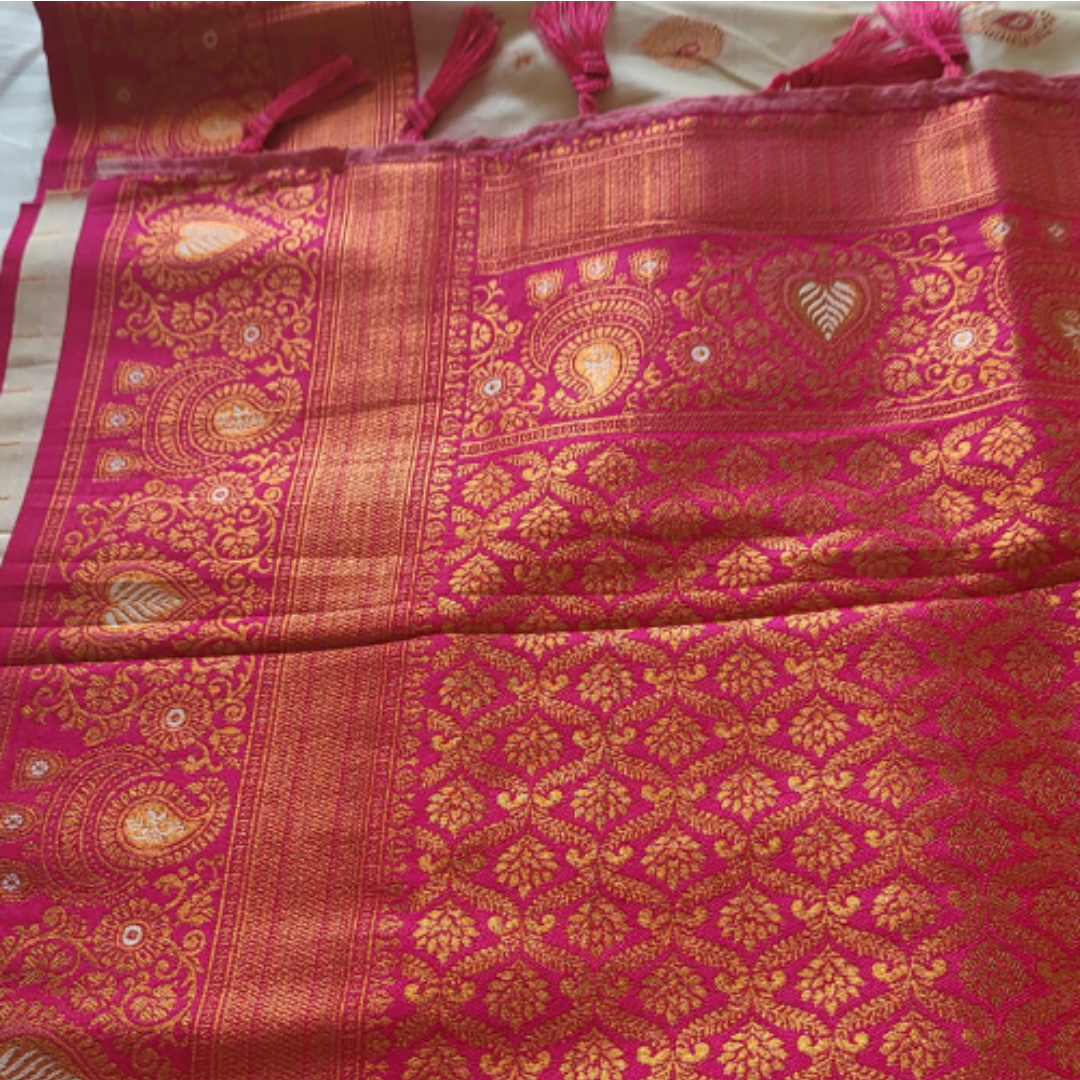 Semi Pattu Sarees - ES172