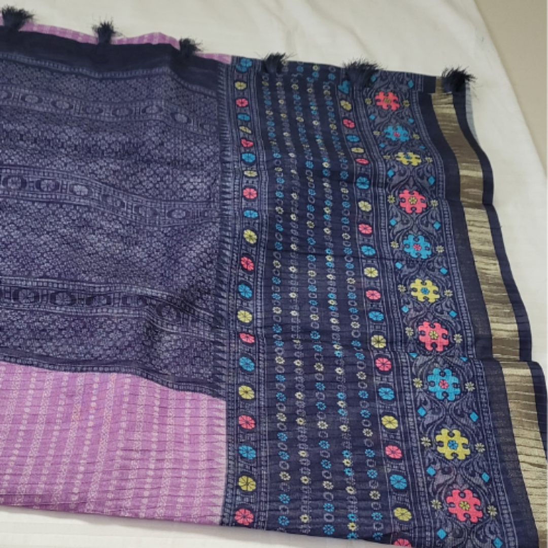 Fancy Saree Purple - ES198