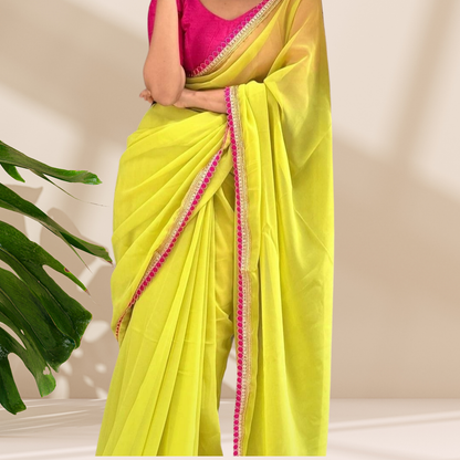 Premium Georgette Saree - ES316