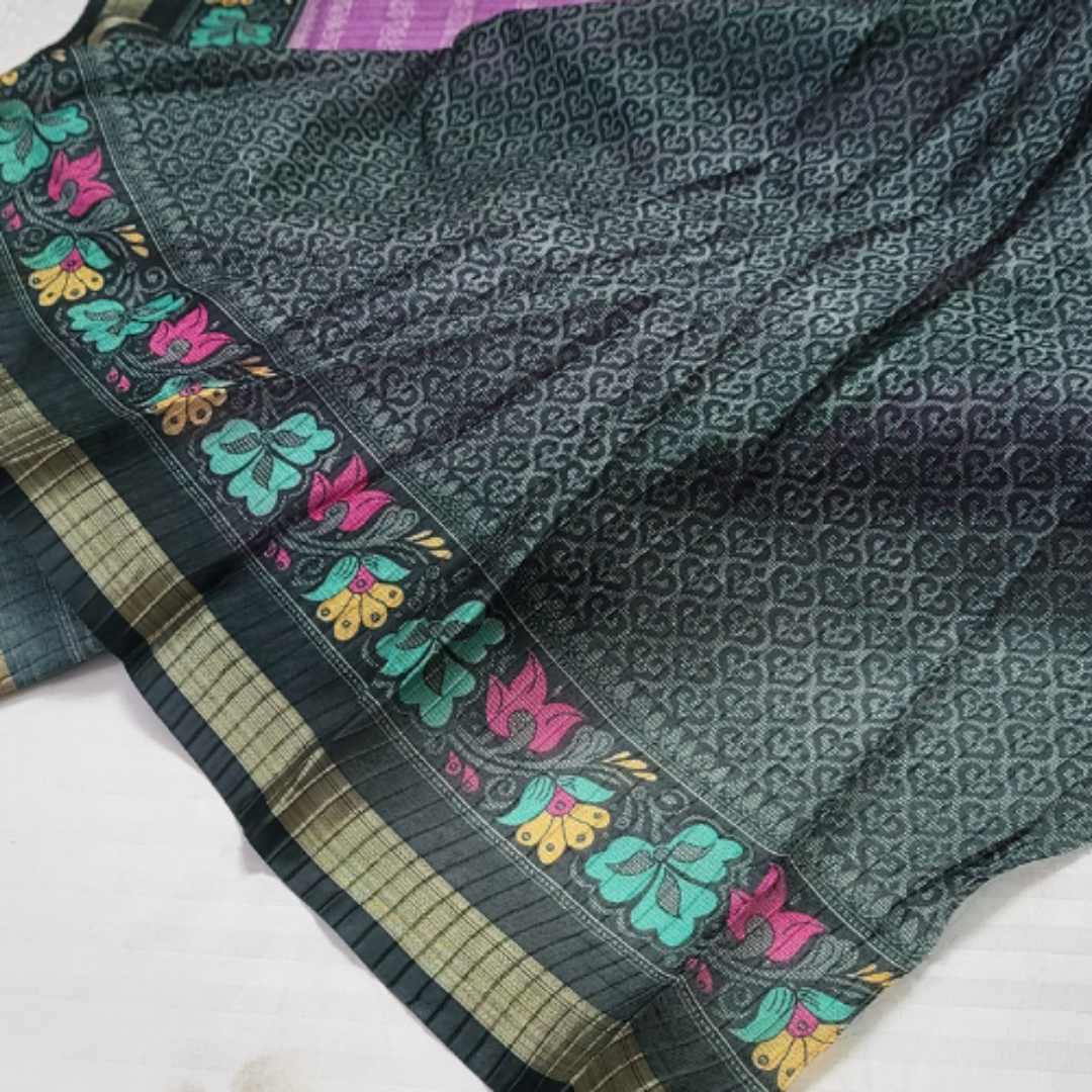 Fancy Saree Purple - ES135