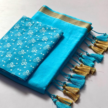 Mul Cotton Saree - ES312