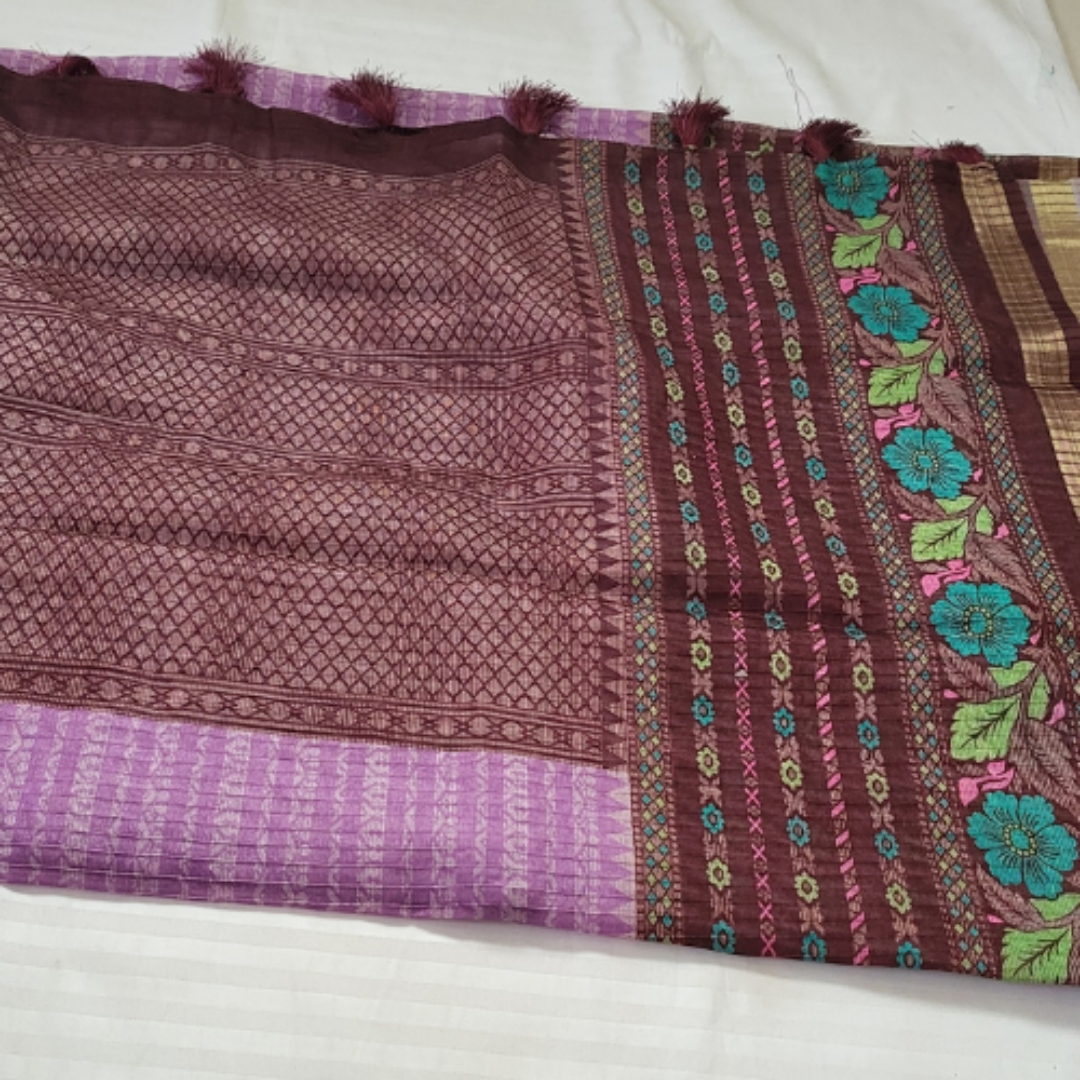 Fancy Saree Purple - ES135