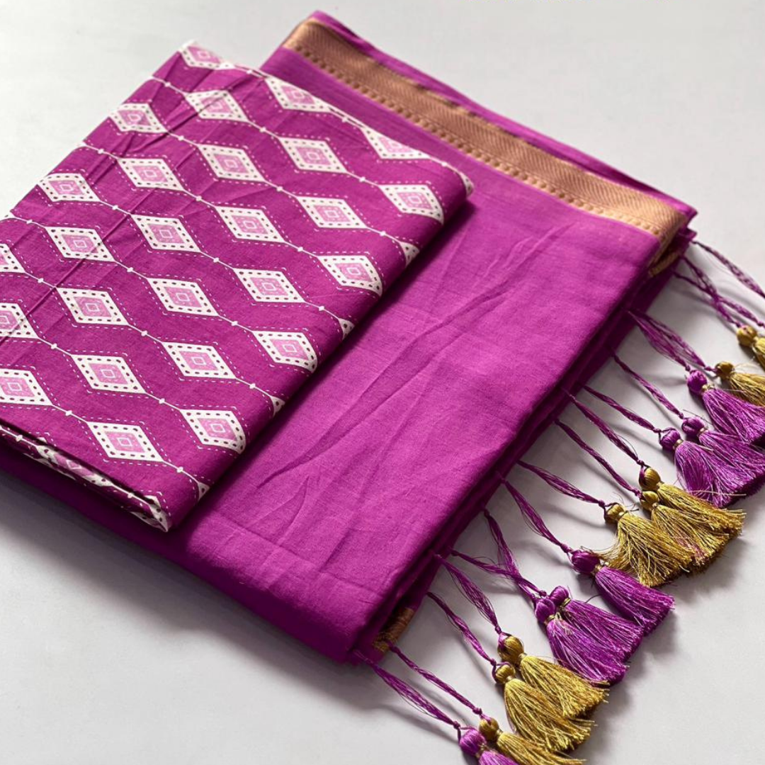 Mul Cotton Saree - ES312