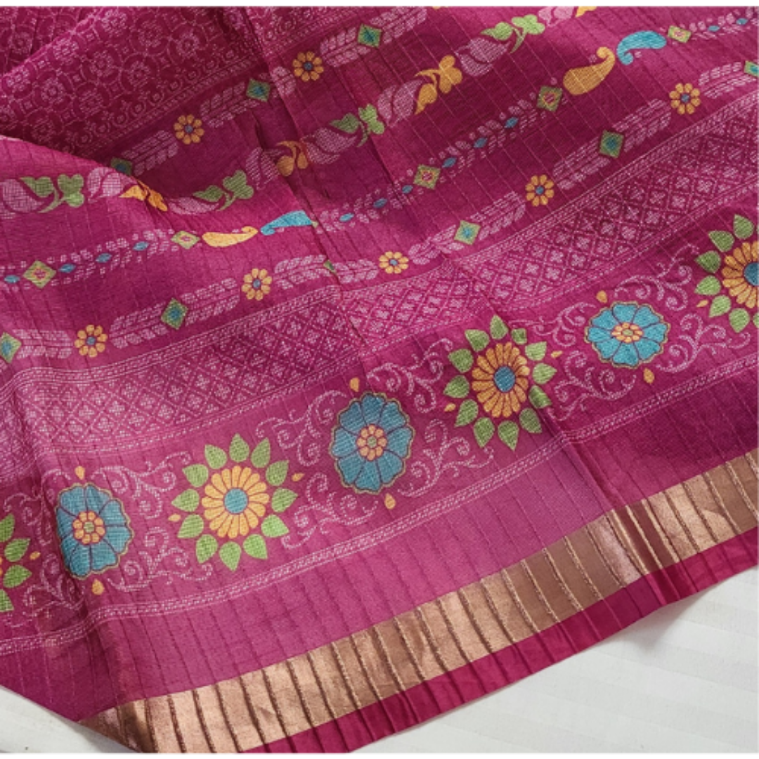 Fancy Saree Purple - ES135