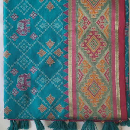 Kanjeevaram Patola Silk - ES242