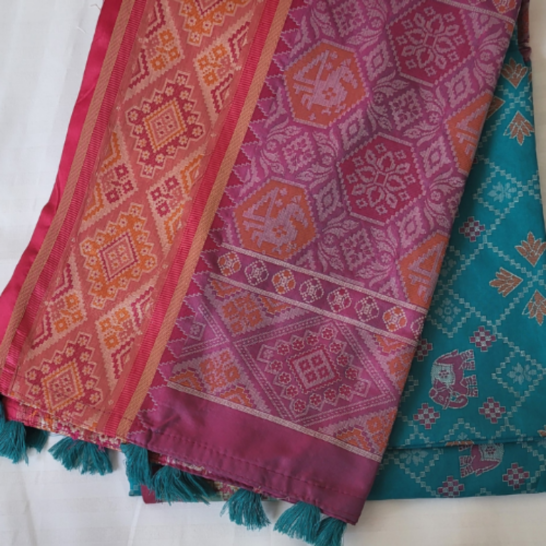 Kanjeevaram Patola Silk - ES242