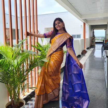 Kanchi Raw Mango Saree - ES239