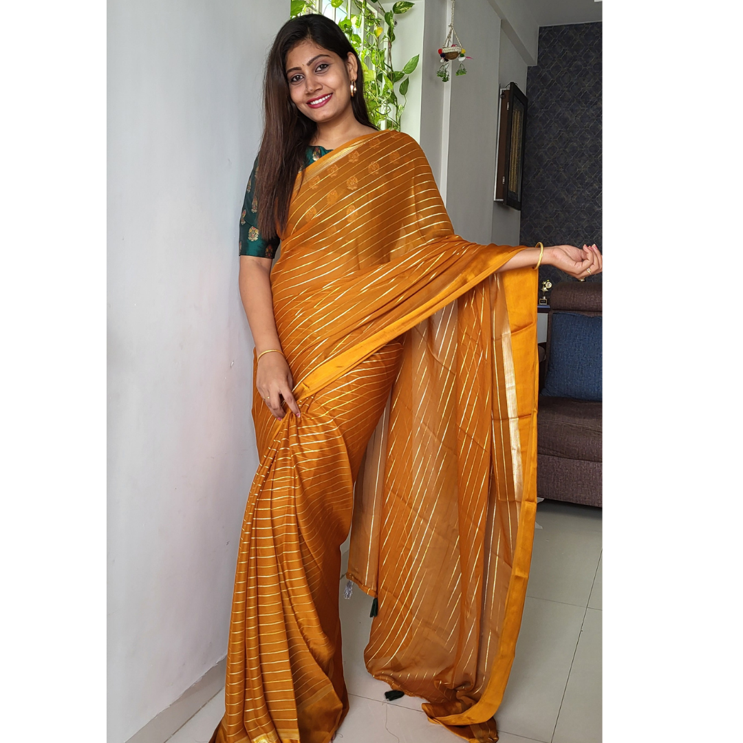 Designer Chiffon  Saree - ES226