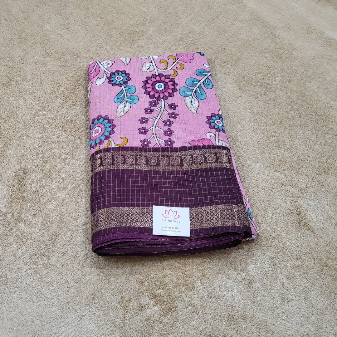 Kalamkari Silk Sarees - ES272