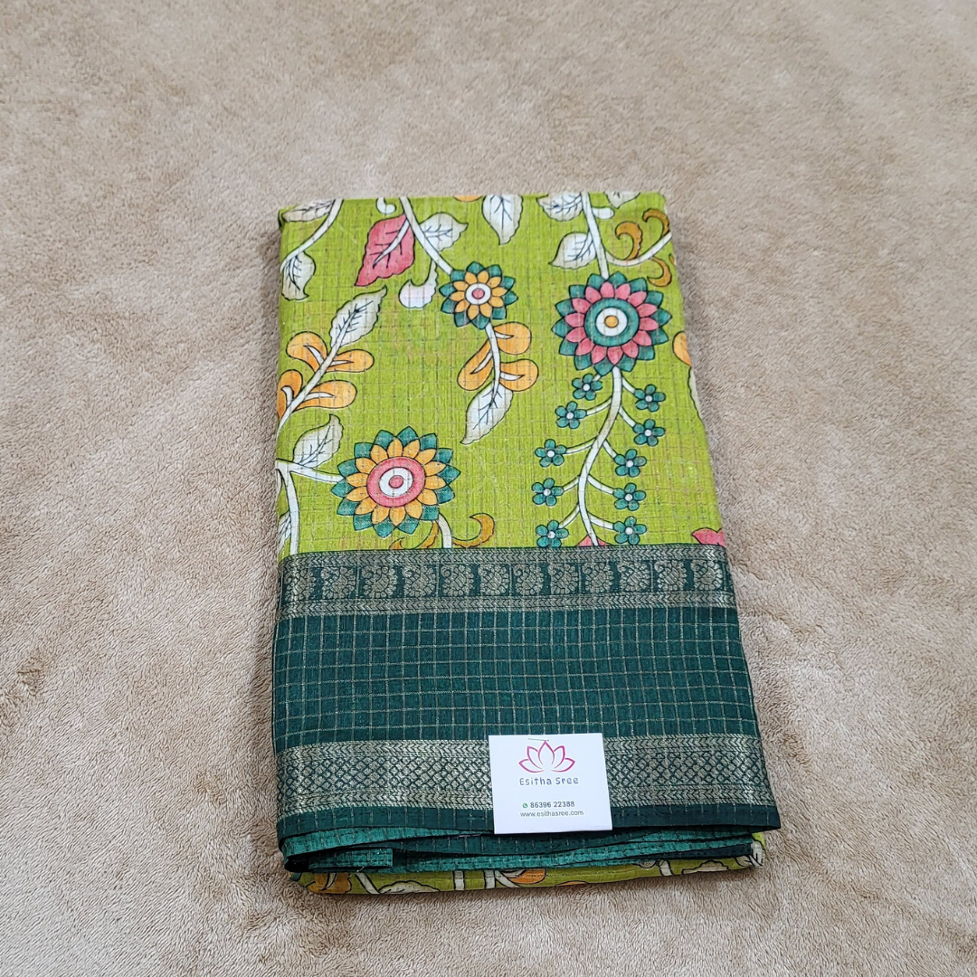 Kalamkari Silk Sarees - ES272