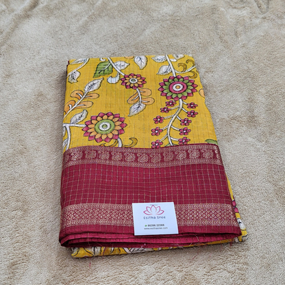 Kalamkari Silk Sarees - ES272