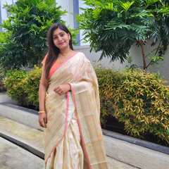 Banaras Organza Saree - ES106