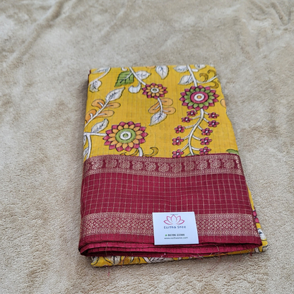 Kalamkari Silk Sarees - ES272