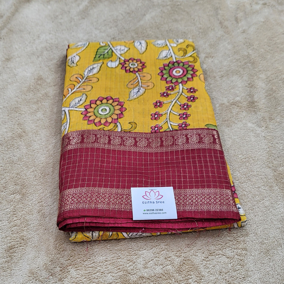 Kalamkari Silk Sarees - ES272