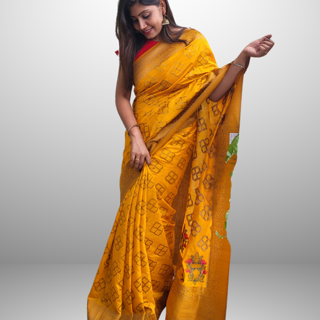 Tussar Silk Saree - ES311