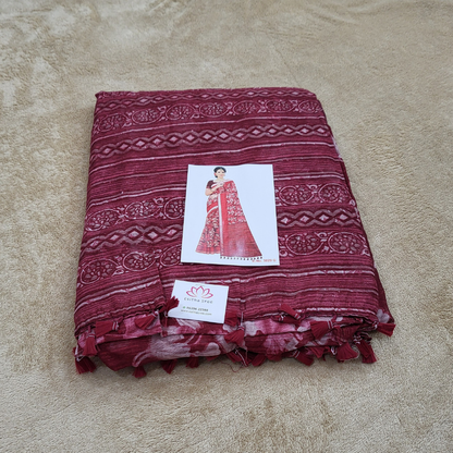 Lenin Jute Sarees - ES249