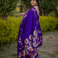 Lichi Silk Saree - ES179