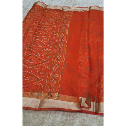 Organza Fancy Saree - ES266