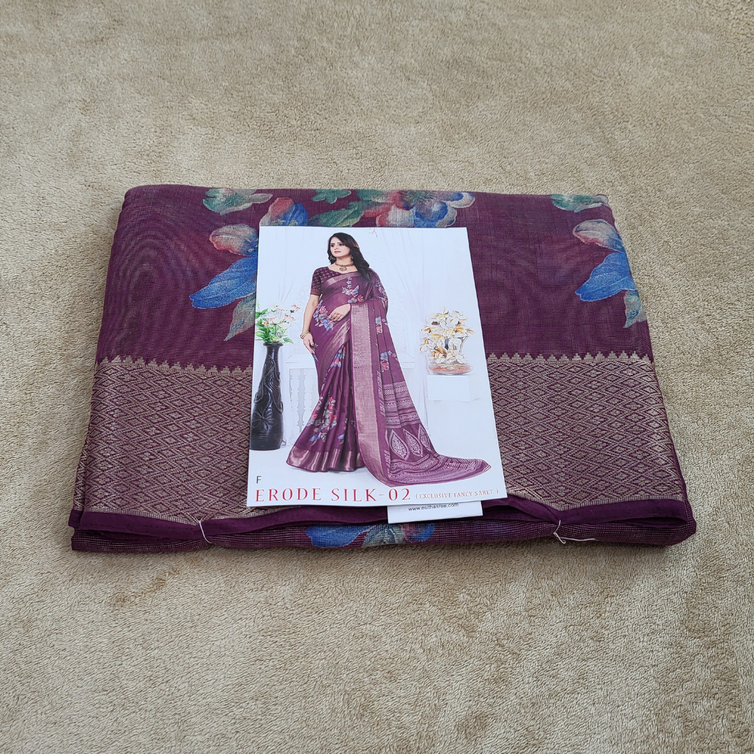 Erode Silk Fancy Saree - ES187