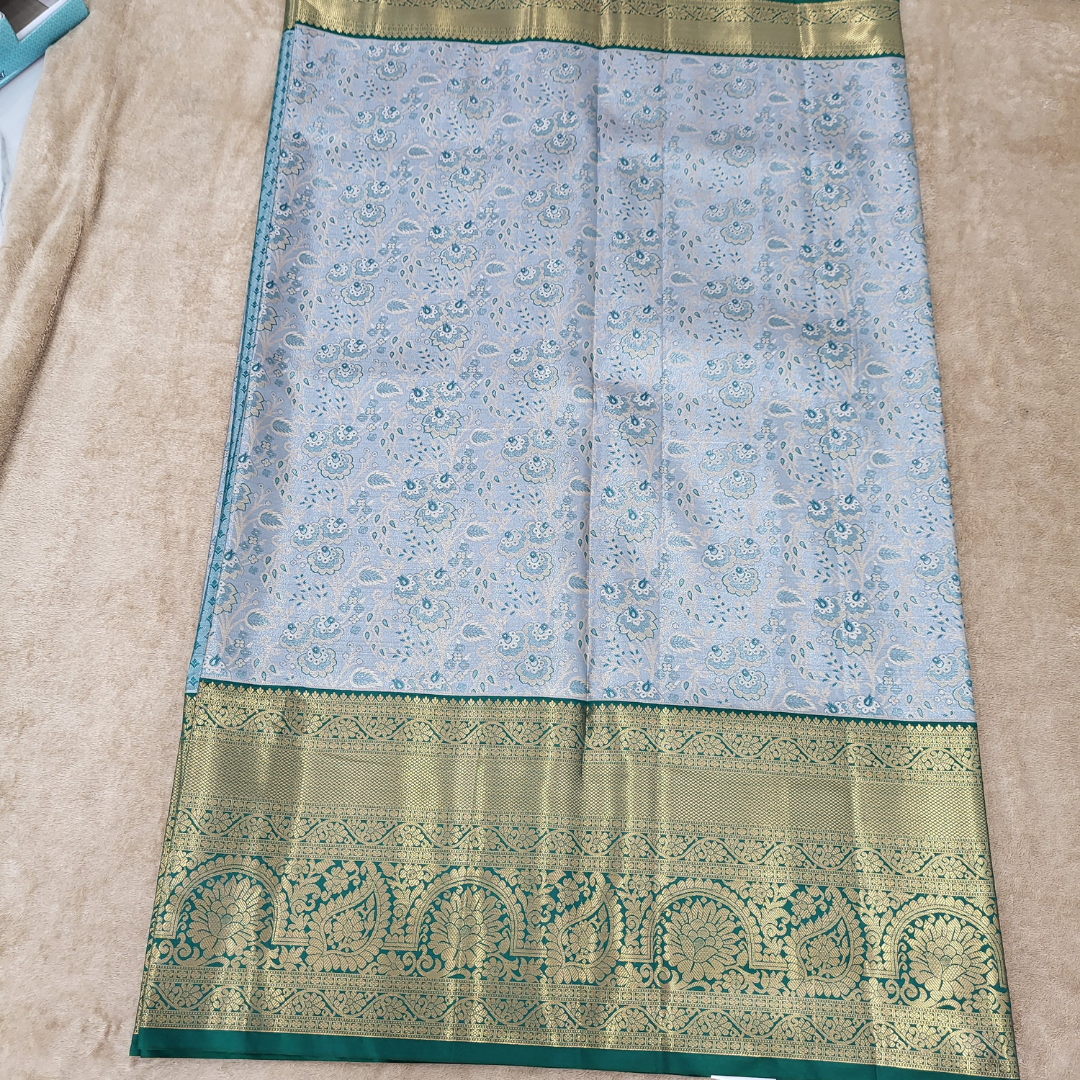 Sky Blue Kanchi Pattu -ES345
