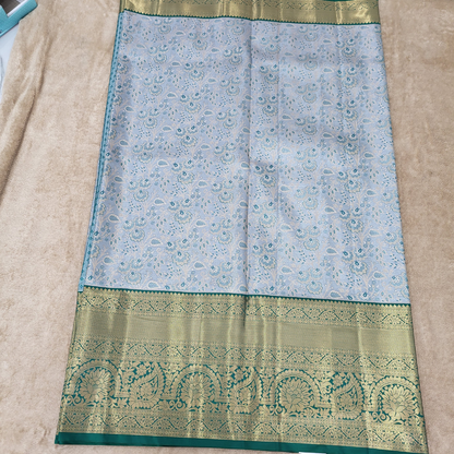Sky Blue Kanchi Pattu -ES345
