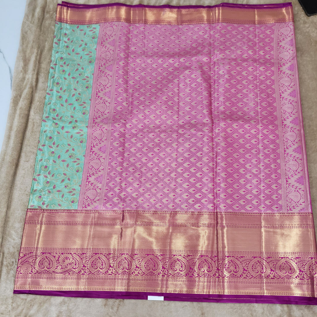 Pista Green Kanchi Pattu - ES345