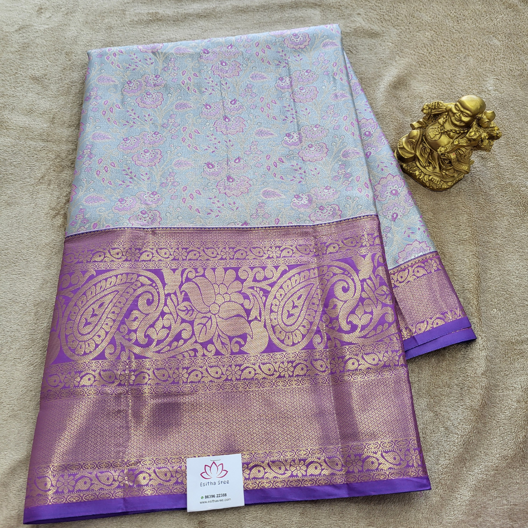 Grey Kanchi Pattu - ES345