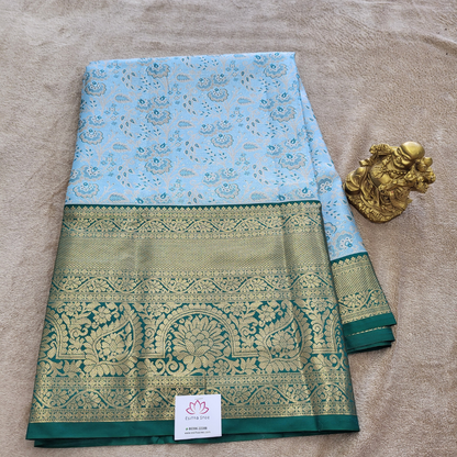 Sky Blue Kanchi Pattu - ES345
