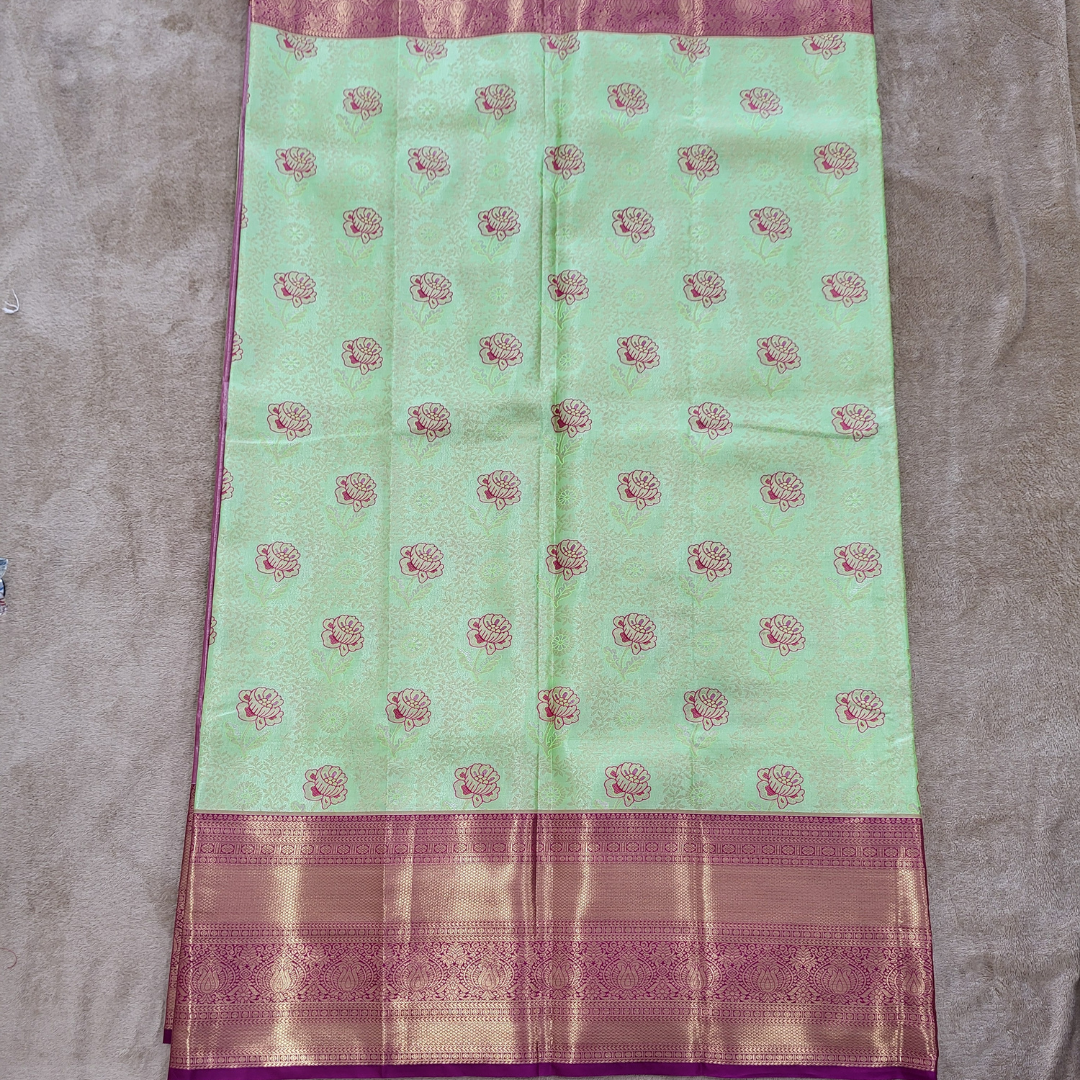 Pista Green Kanchi Pattu - ES345