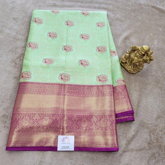 Pista Green Kanchi Pattu - ES345