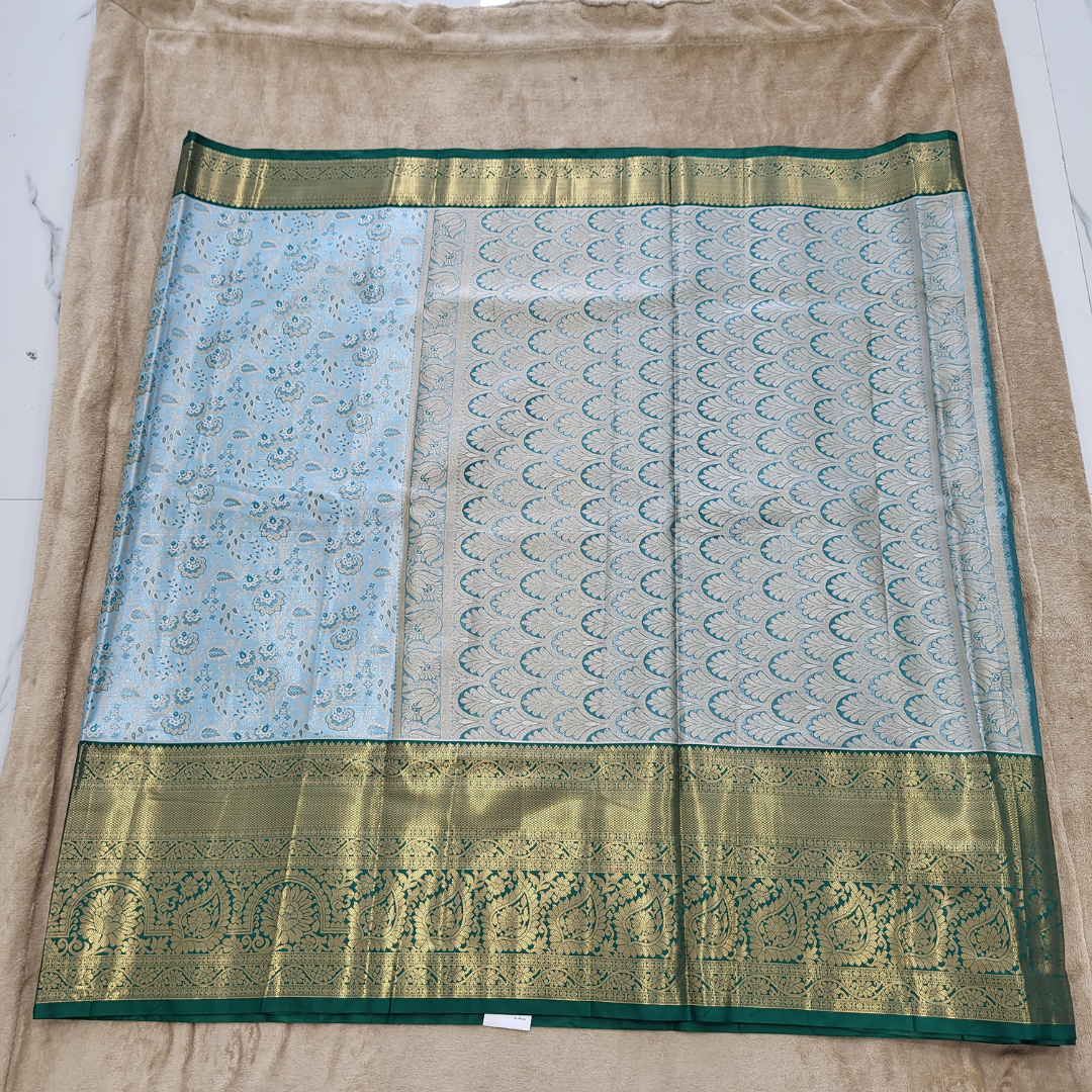Sky Blue Kanchi Pattu - ES345