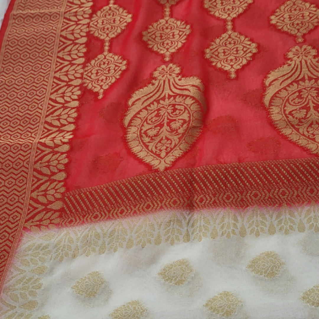 Banaras Georgette With Butis - ES109