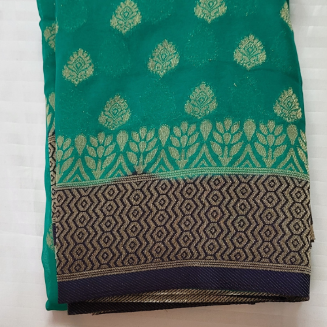 Banaras Georgette With Butis - ES109