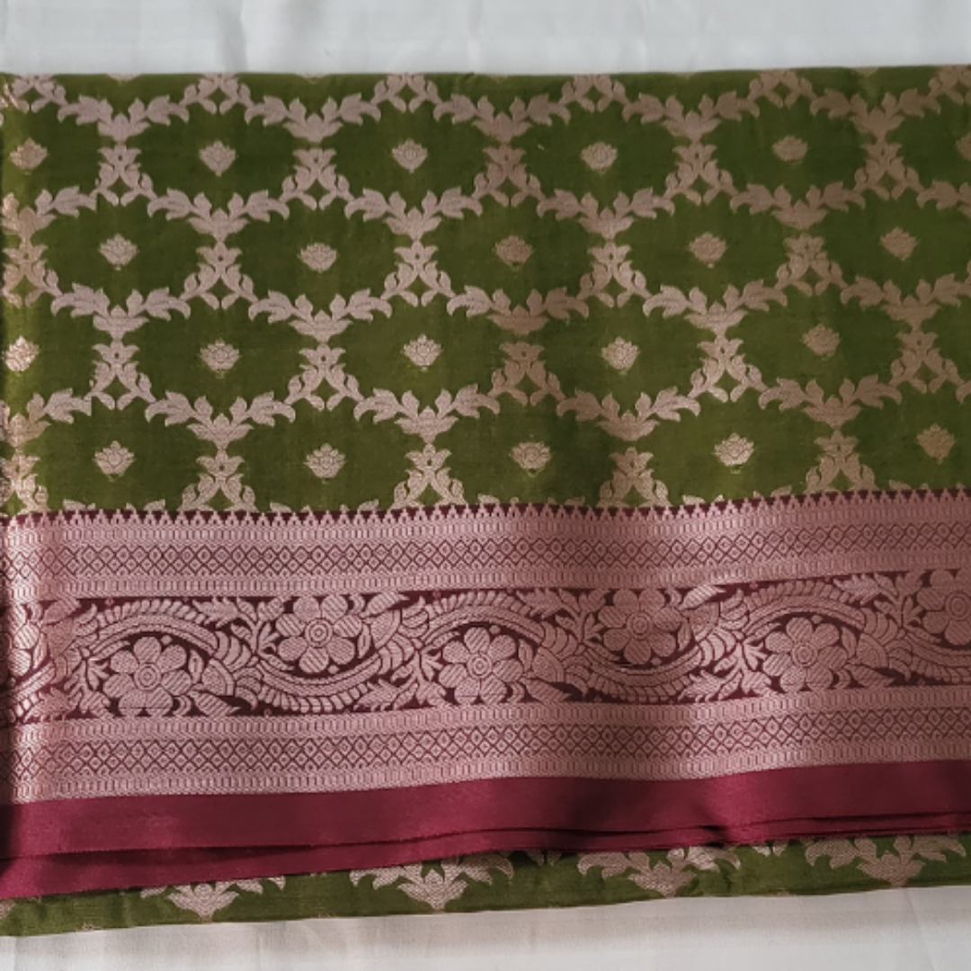 Semi Pattu Saree - ES283