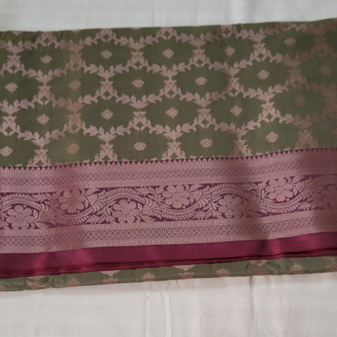 Semi Pattu Saree - ES171