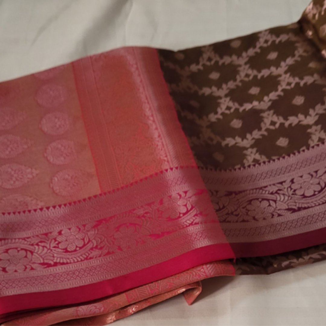 Semi Pattu Saree - ES171