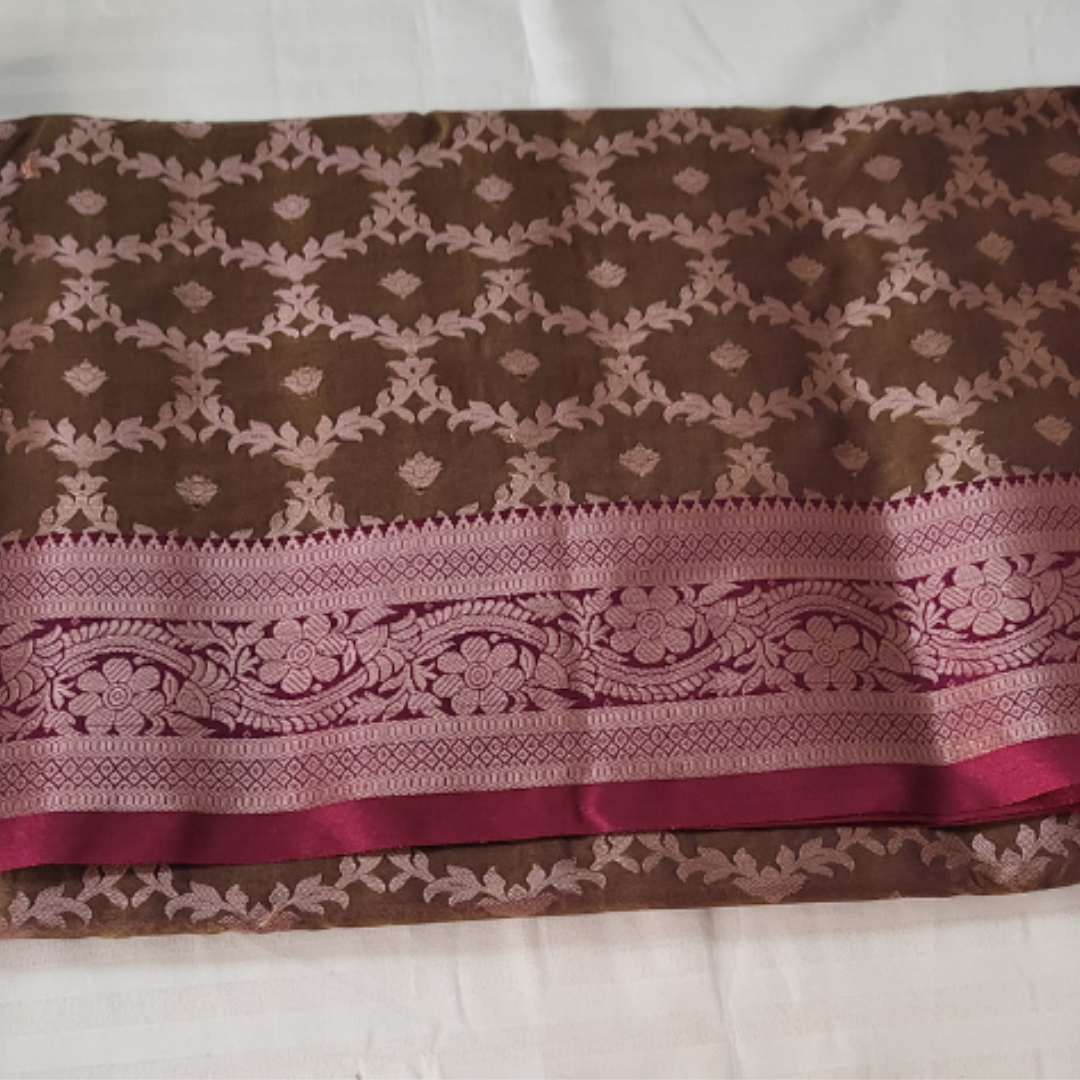 Semi Pattu Saree - ES171