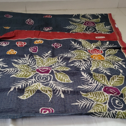 Linen Cotton Saree - ES252