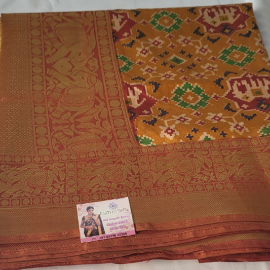 Ikkat Silk Sarees - ES223