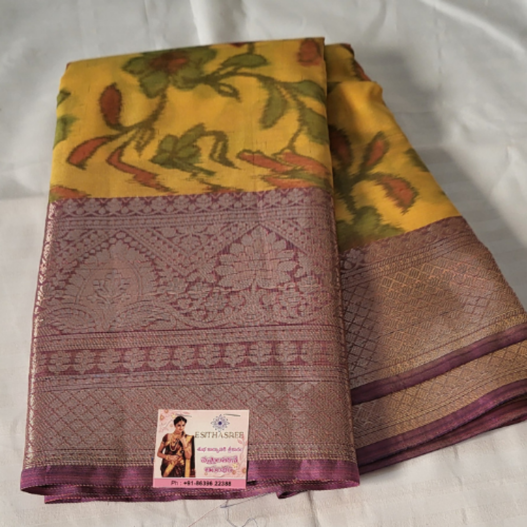 Ikkat Silk Sarees - ES143