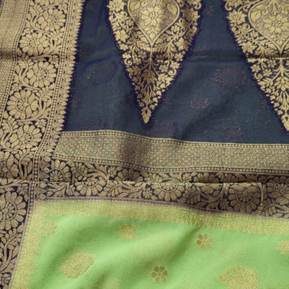 Banaras Georgette With Butis - ES109