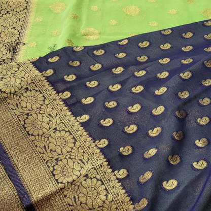 Banaras Georgette With Butis - ES109