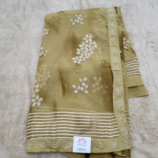 Mehendi Green Chiffon - ES354
