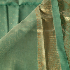 Fancy Silk Green Saree