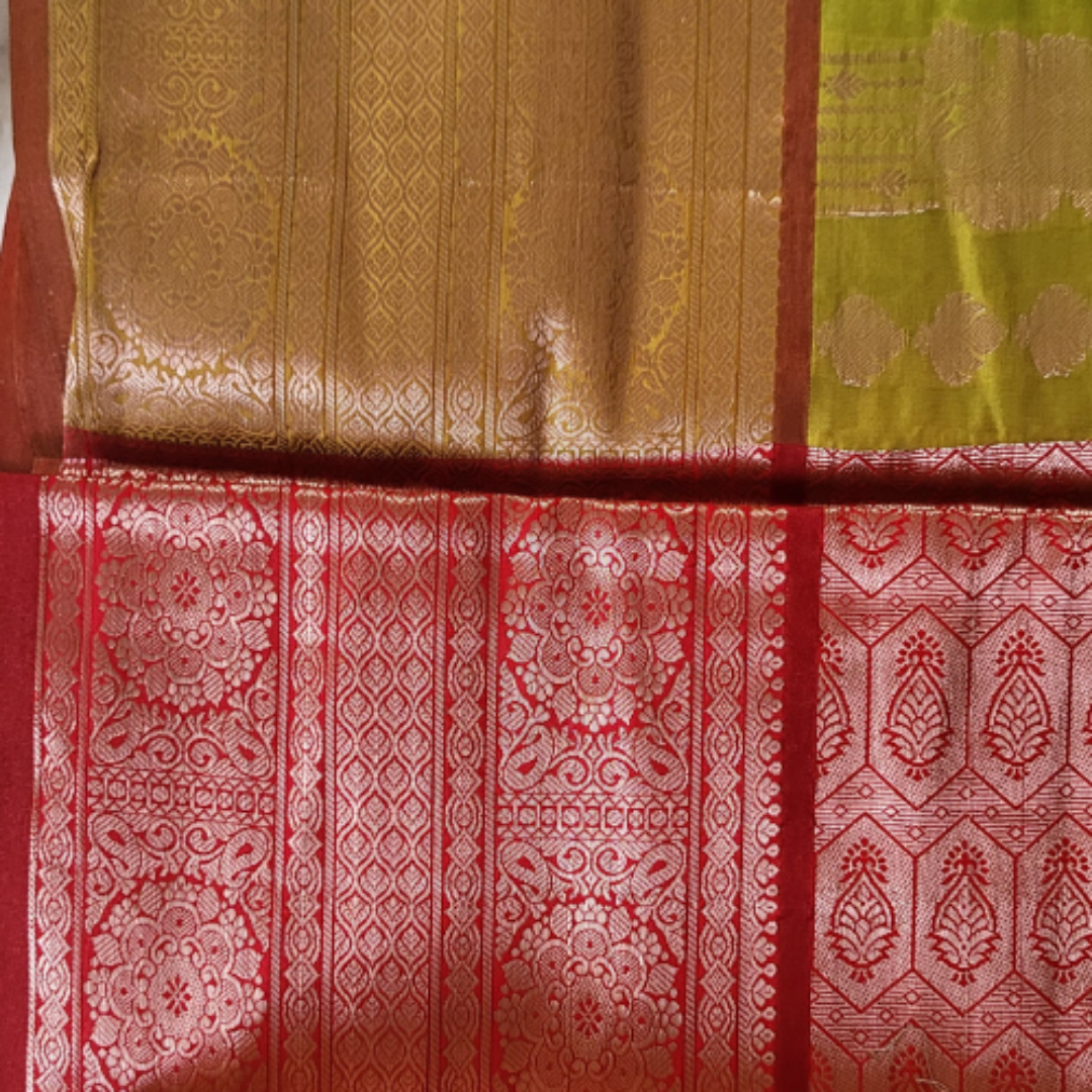 Kanchi Raw Mango Saree - ES150